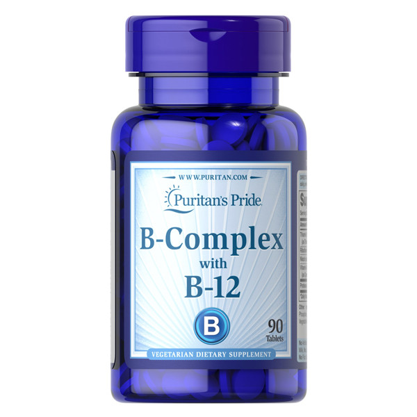 

Витамины Puritan's Pride Vitamin B-Complex and Vitamin B-12 90 таблеток