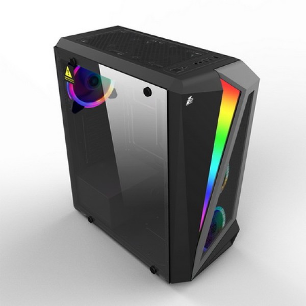 

Корпус 1stPlayer R5-3R1 Color LED Black без БП