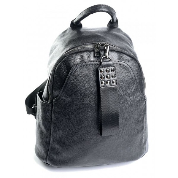 

Рюкзак кожаный женский M-Bag 8629 Black