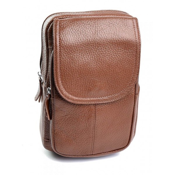 

Мужская сумка кожаная BagMan 330 Brown