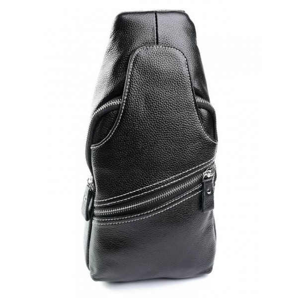 

Сумка из натуральной кожи мужская BagMan 5033 Black