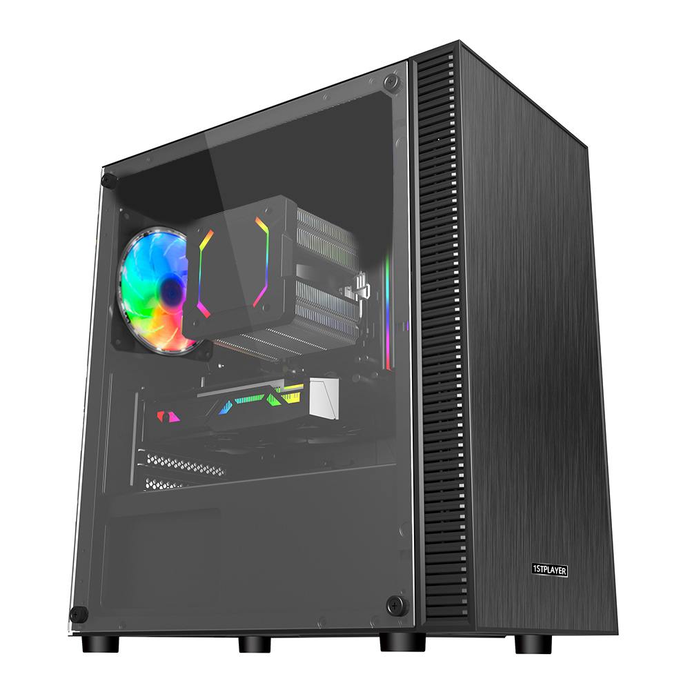 

Корпус 1stPlayer B4-M-1A2 Black без БП