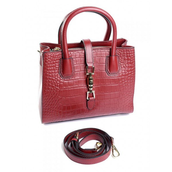 

Сумка небольшая из кожи женская M-Bag 6061 W.Red