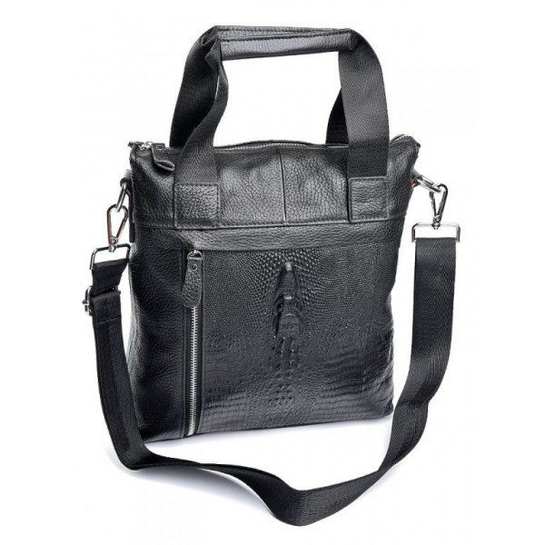 

Сумка мужская из натуральной кожи BagMan 3630 Black