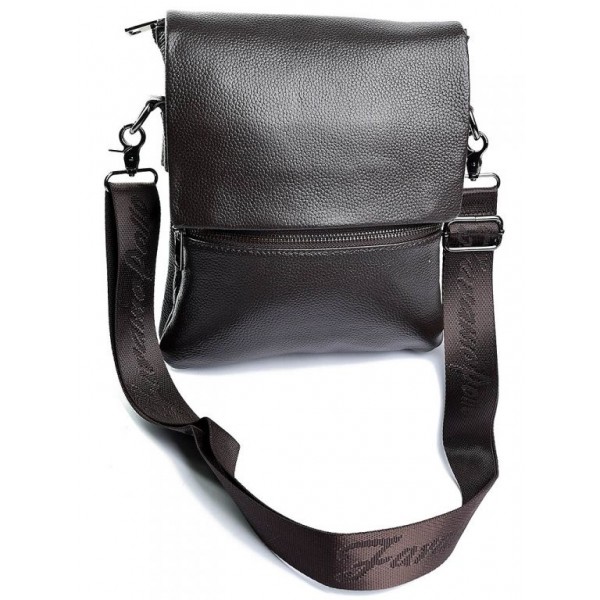 

Мужская сумка планшет кожаная BagMan 2056 Coffee