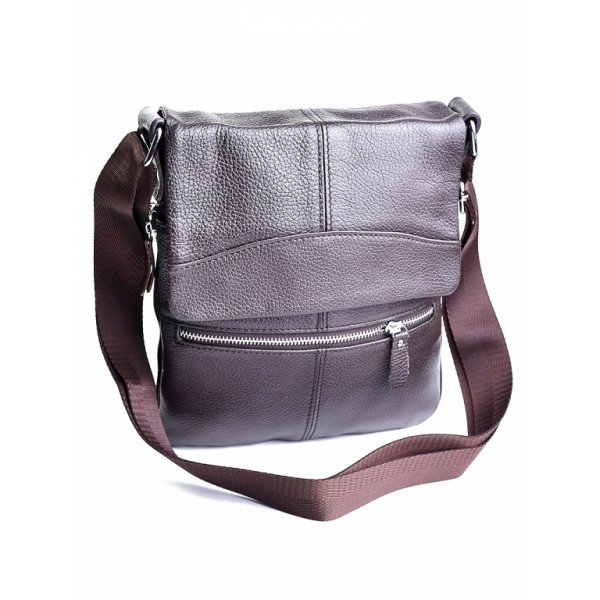 

Сумка мужская из натуральной кожи BagMan 3629 Coffee
