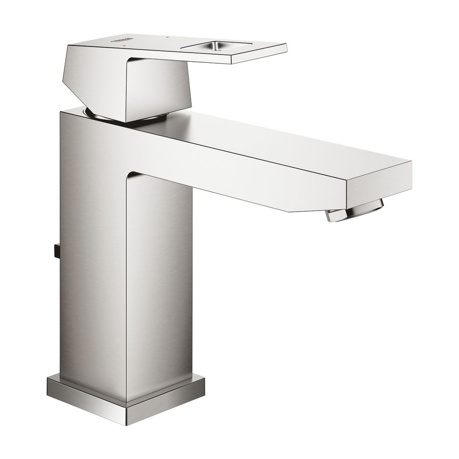 

Смеситель для умывальника Grohe Eurocube M-Size с донным клапаном, сталь (23445DC0)