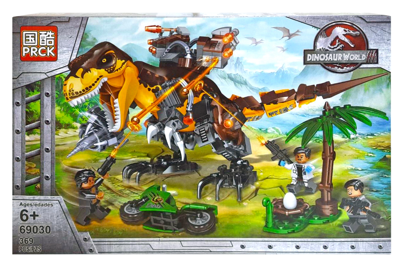 

Конструктор "JURASSIC WORLD" 369дет 42,5*6,8*28см 69030