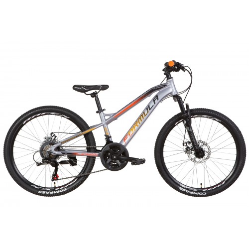 

Велосипед FORMULA BLACKWOOD 1.0 24" 12.5" 2021 Серо-оранжевый с черным