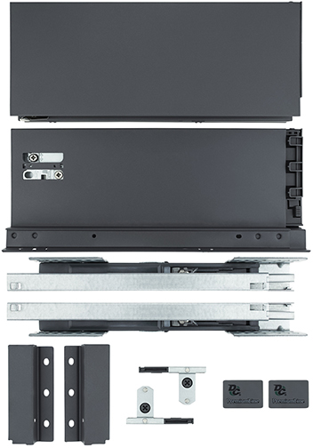 

Тандембокс DC Slim L-350 мм Н=118 мм под плиту 16 мм Графит