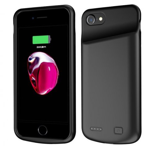 

Чехол аккумулятор AmaCase для iPhone 8 Black (4500 мАч)