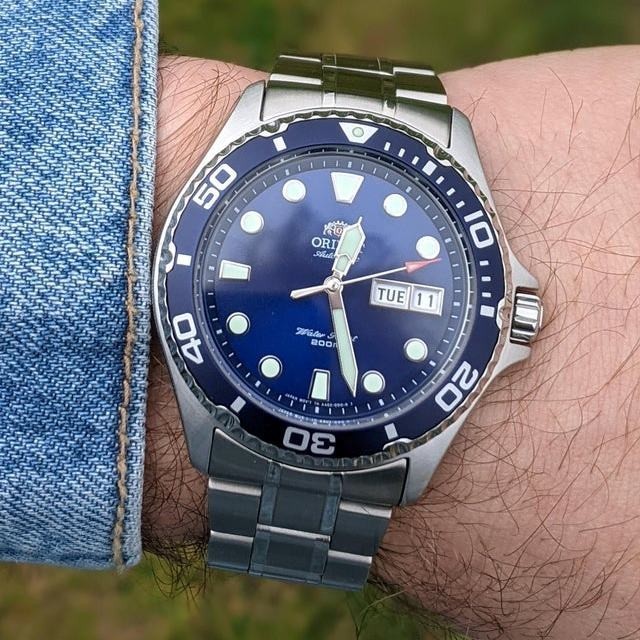 

Японские мужские наручные часы Ориент Orient Ray II Automatic FAA02005D9