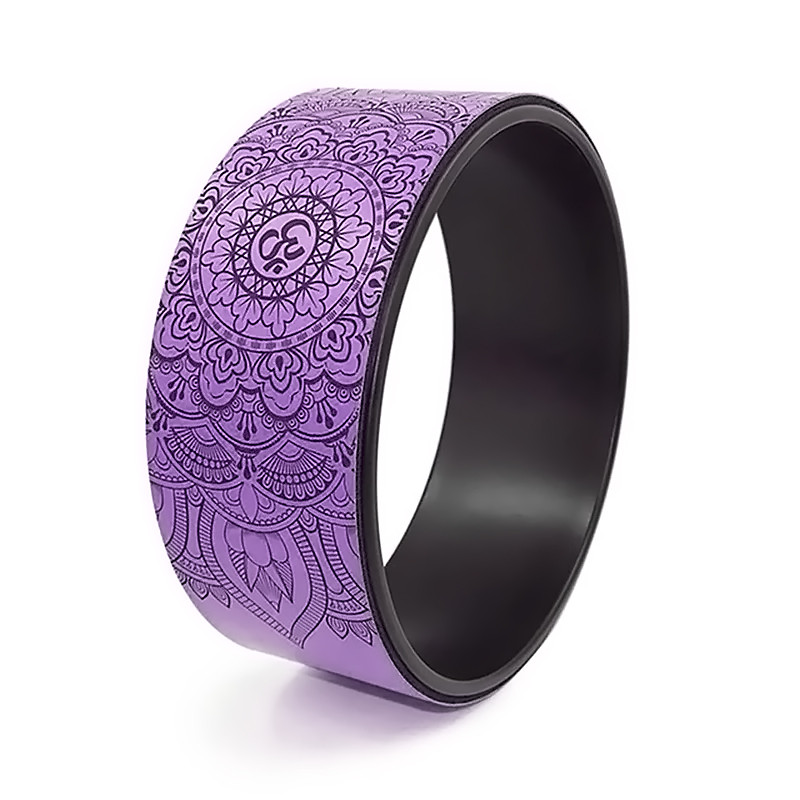 

Колесо для йоги и фитнеса стретчинг ролик йога-кольцо Dobetters Yoga DBT-Y1 Purple + Black 32*13 см (F_4760-19607)