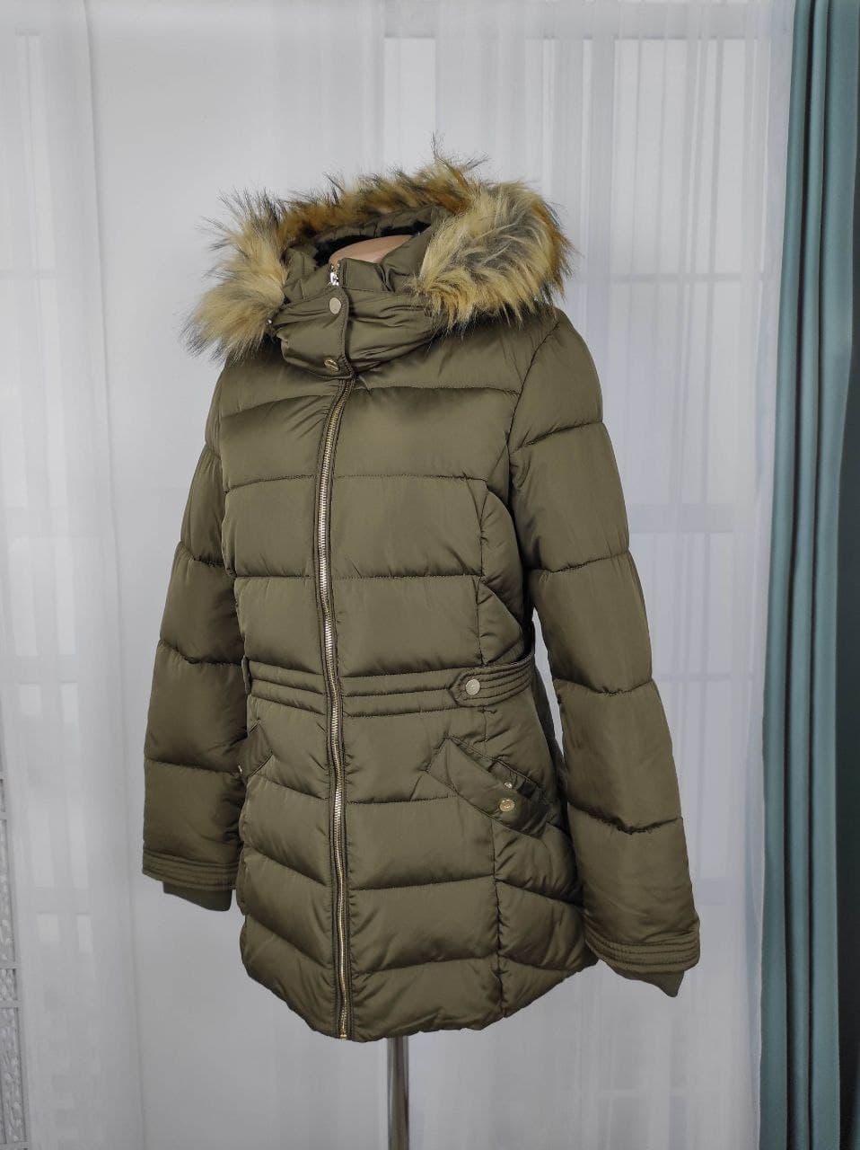 

Полупальто жіноче тепле Primark S / хакі (3384, Полупальто жіноче тепле Primark S 44/46 хакі (3384)