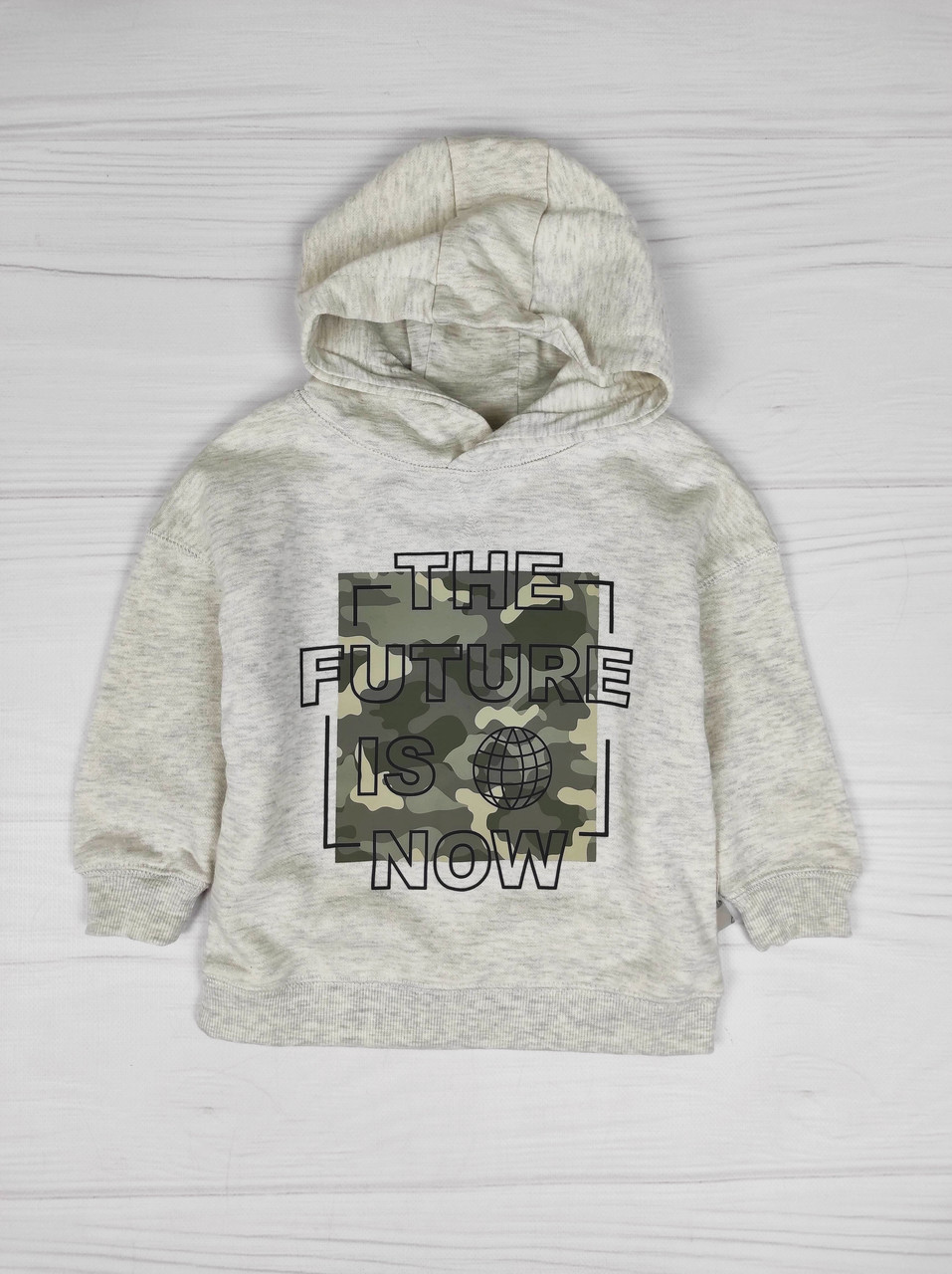 

Кофта худи для мальчика с капюшоном Primark 104 см серый (662)