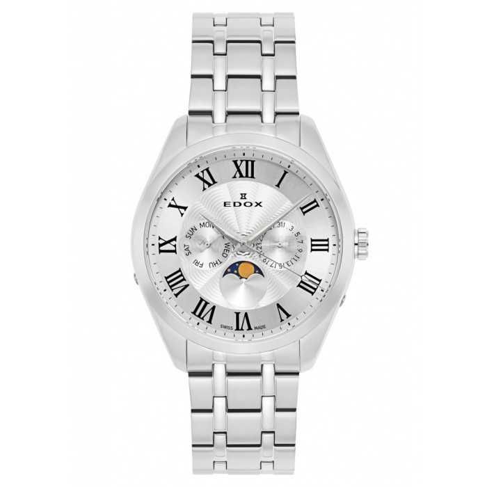 

Часы наручные Edox Moonphase Date Silver Dial 40008-3M-ARN