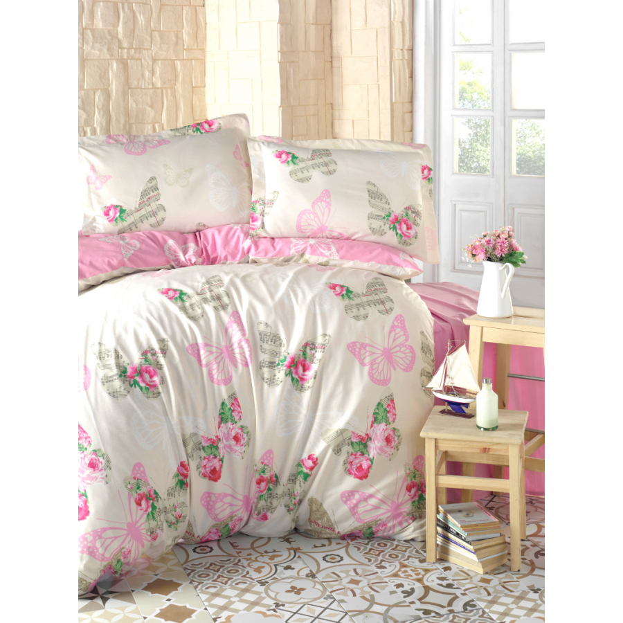 

Постельное белье Storway ранфорс - Leonela V1 Евро