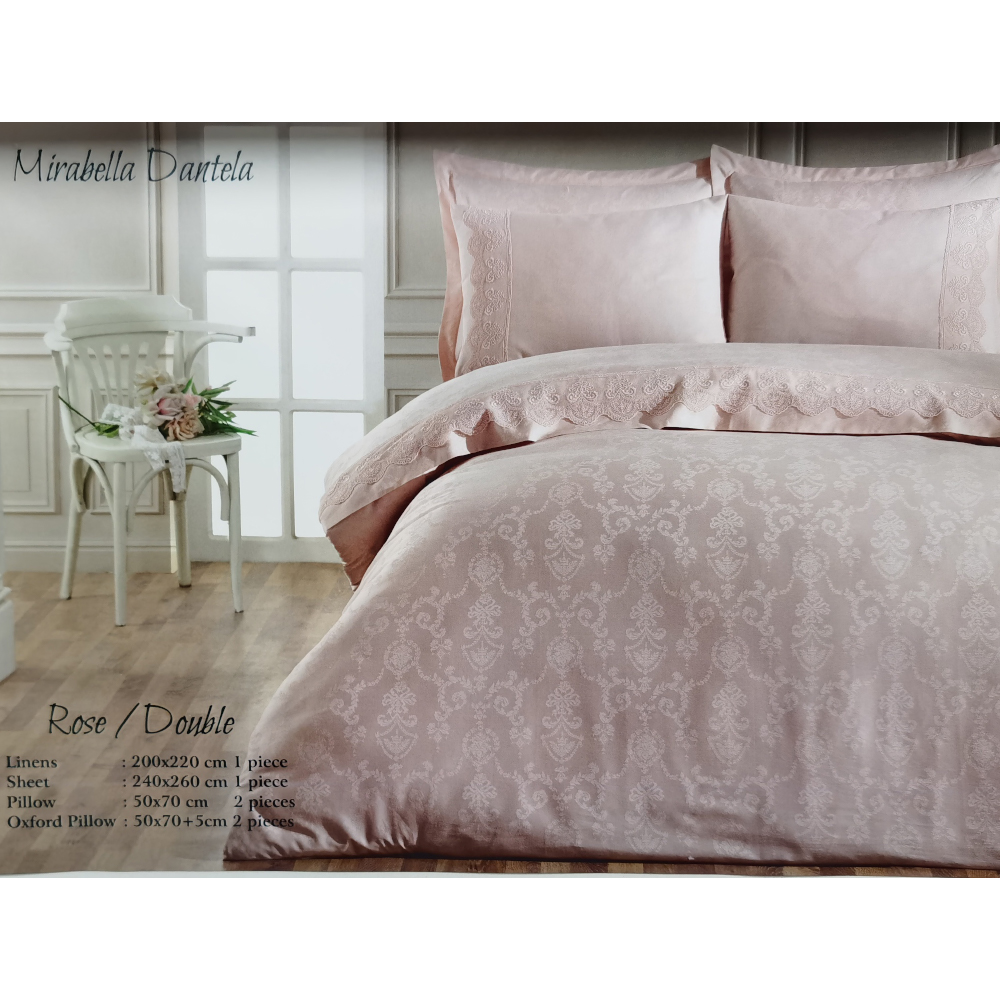 

Постельное белье Maison Dor - MIRABELLA DANTELA ROSE , (ET-315617)