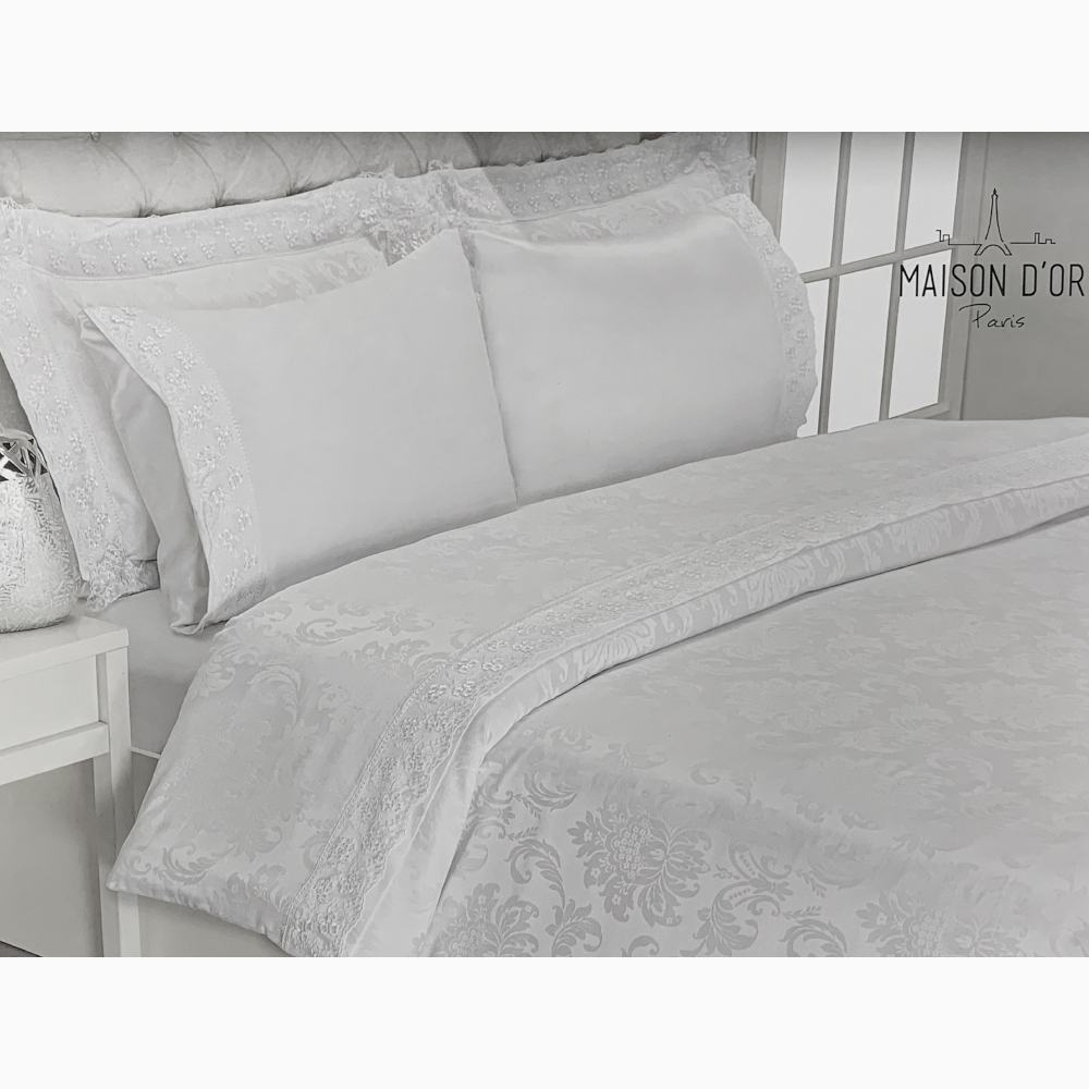 

Постельное белье Maison Dor GUPURLU WHITE (семейный), (ET-314977)