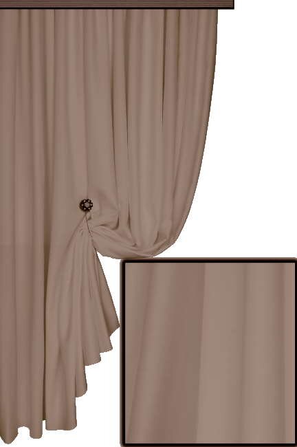 

Портьеры Soft 26 Турция Кофе(MG-MRS-735003), 275*170 см (2 шт.)