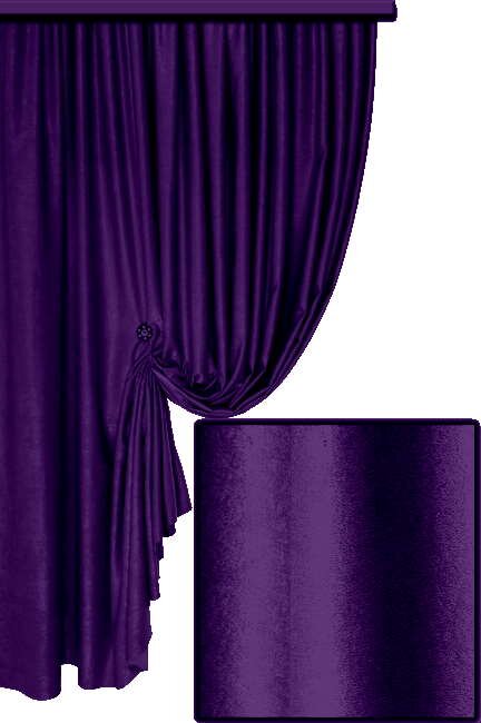 

Портьеры Soft 25 Турция Фиолетовый(MG-MRS-735001), 275*170 см (2 шт.)
