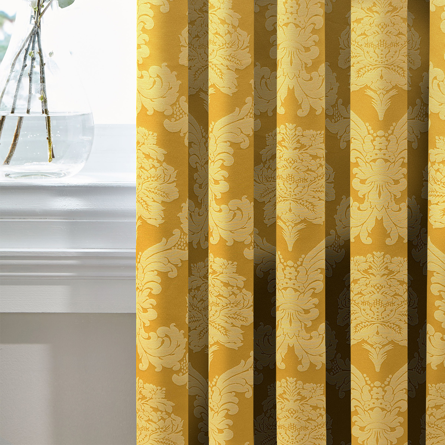 

Шторы Испания MacroHorizon DAMASK Золото, 270*135 см (2 шт.)