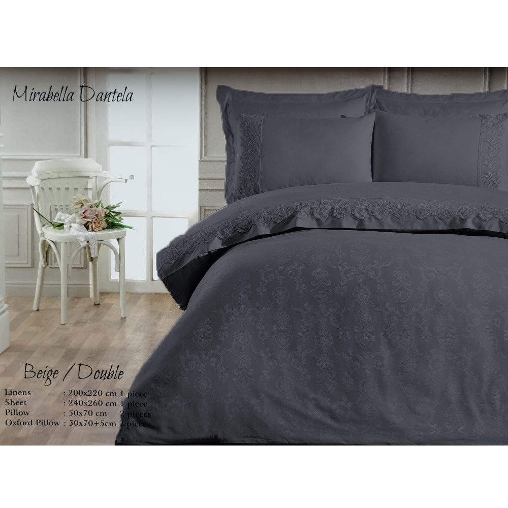 

Постельное белье Maison Dor - MIRABELLA DANTELA ANTRASIT , (ET-314941)