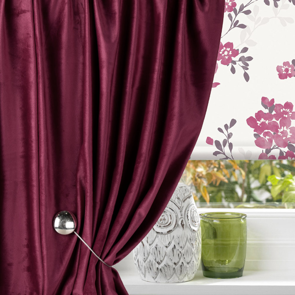 

Шторы Велюр MacroHorizon Бордо, 270*145 см (2 шт.)