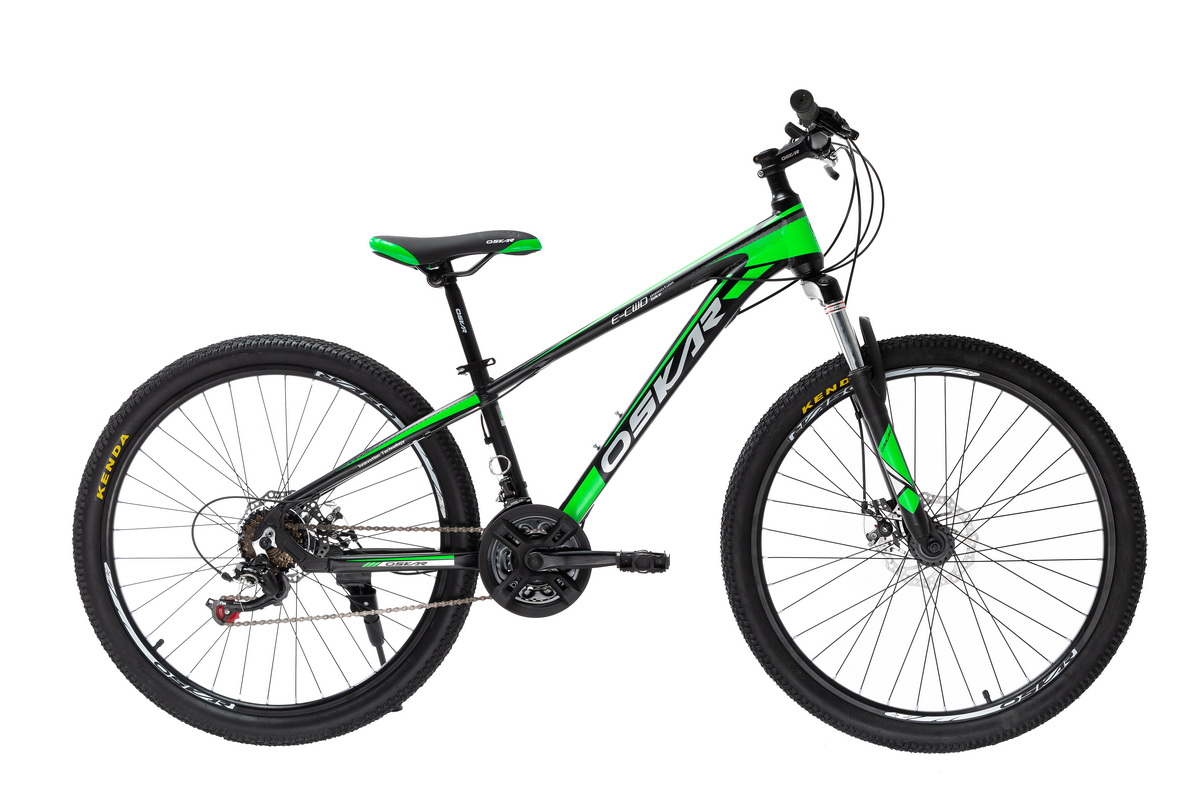 

Велосипед Oskar Piranha 26" 13" 2022 Чёрно-Зеленый