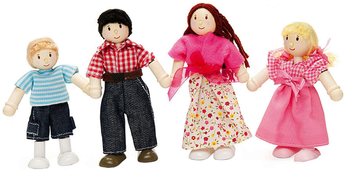 

Набор кукол Le Toy Van Моя семья для игрушечного домика (P053) (5060023420532)