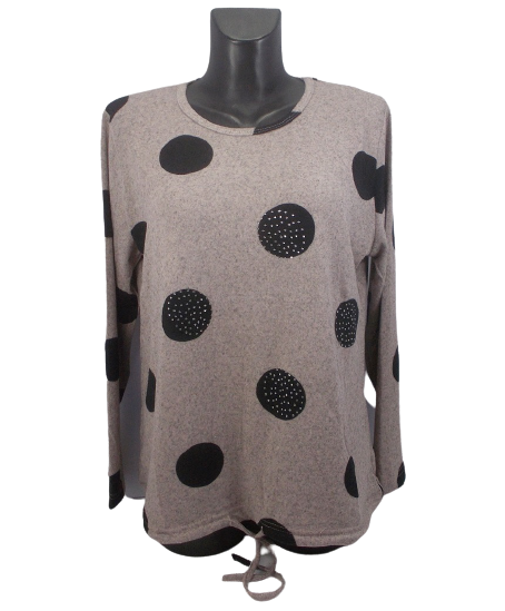 

Женская кофта Rbossi 10035 - пудра, Женская кофта Rbossi 10035 L-XL пудра