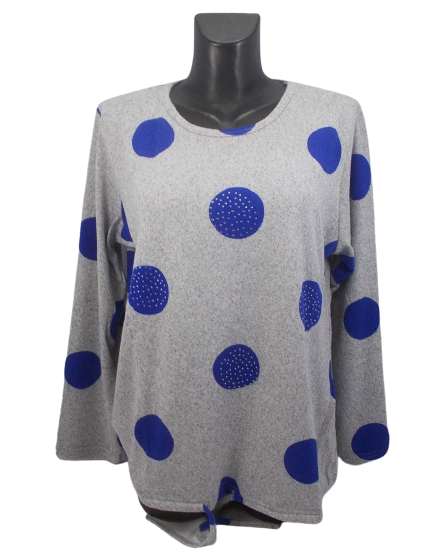 

Женская кофта Rbossi 10035 - серая, Женская кофта Rbossi 10035 L-XL серая