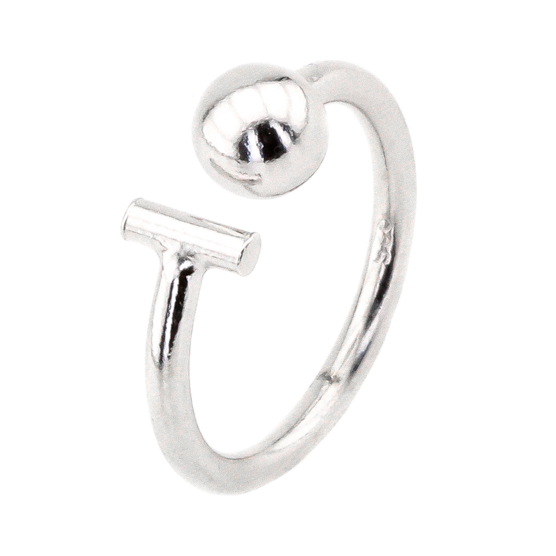

Серебряное кольцо в стиле минимализм K11619 Диамант, 17 размер
