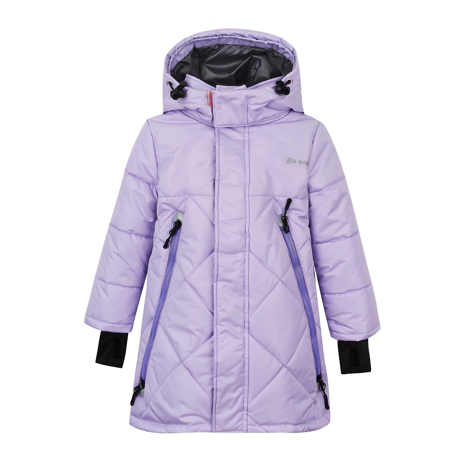 

Куртка парка зимняя Be Easy Джил 21D05-04 Лиловый 140