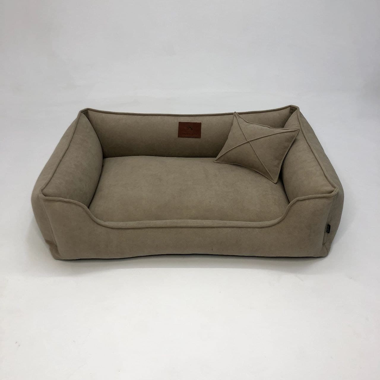 

Лежак для собак Mamo pets Comfortable Divotex Omega Велюр M (70x50) Beige