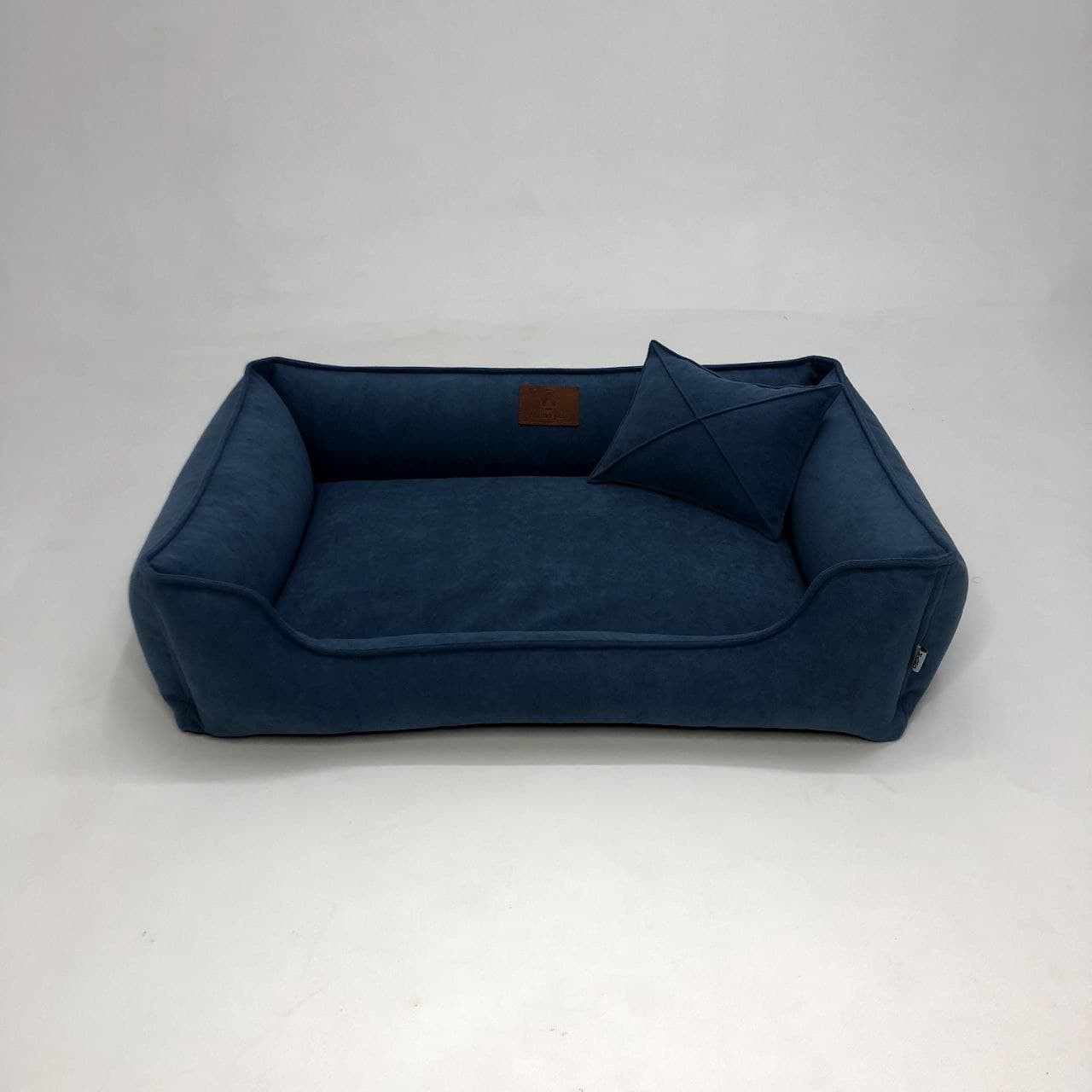 

Лежак для собак Mamo pets Comfortable Divotex Omega Велюр M (70x50) Blue