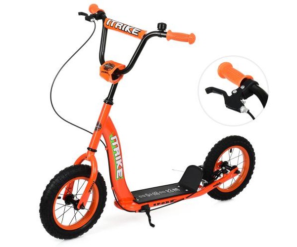 

Самокат подростковый iTrike SR 2-043-1-OR Orange на надувных колесах, Оранжевый