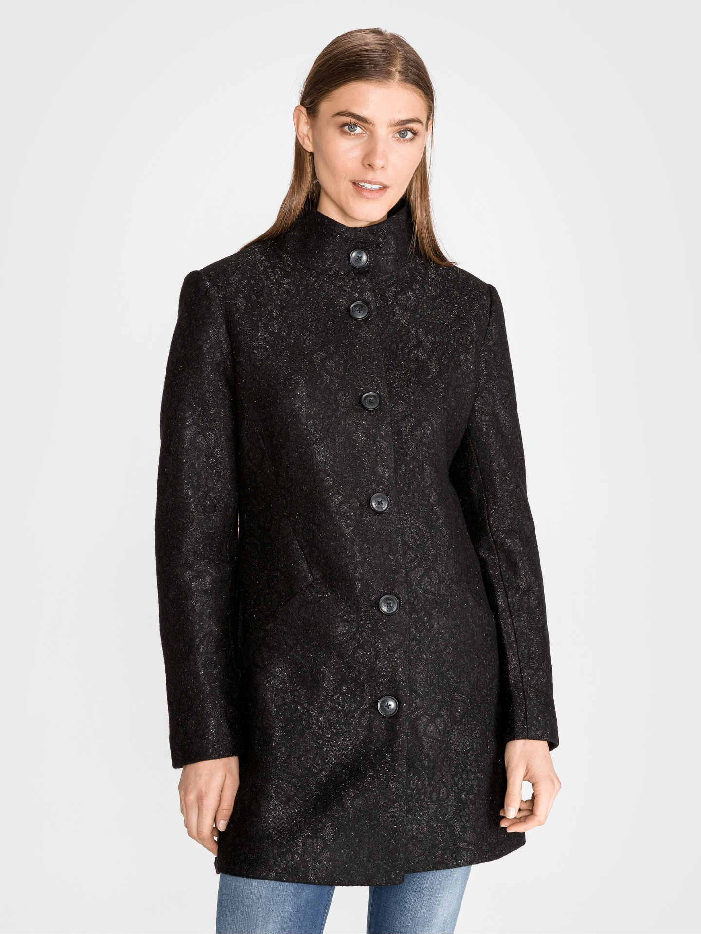 

Пальто Desigual 19WWEWBC-2000  Черное, Пальто Desigual 19WWEWBC-2000 40 Черное