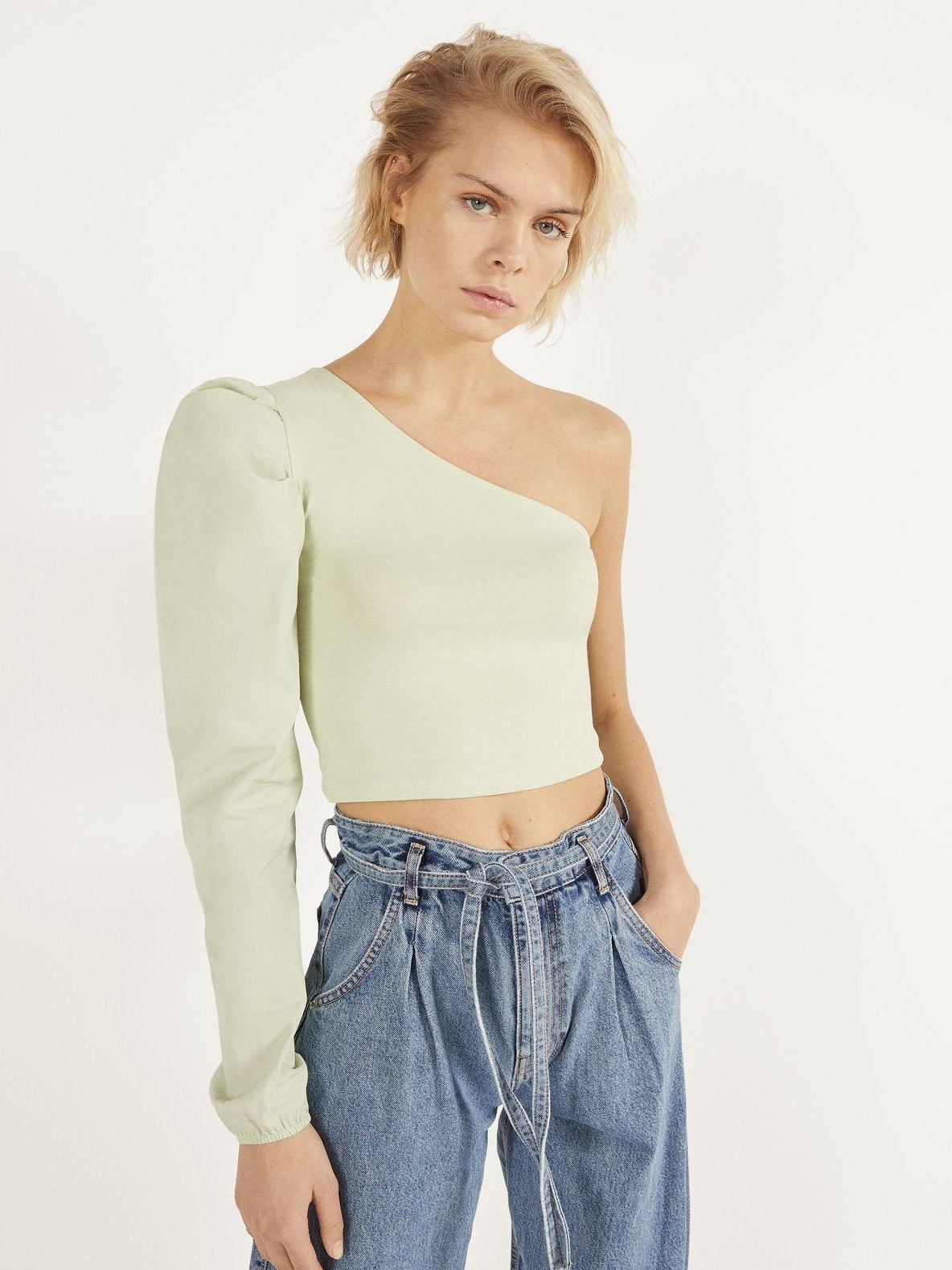 Топ жіночий Bershka XAZ263012VFAX XS М'ятний від Rozetka на платформі USKIDKA Акція на Топ жіночий Bershka XAZ263012VFAX XS М'ятний від Rozetka