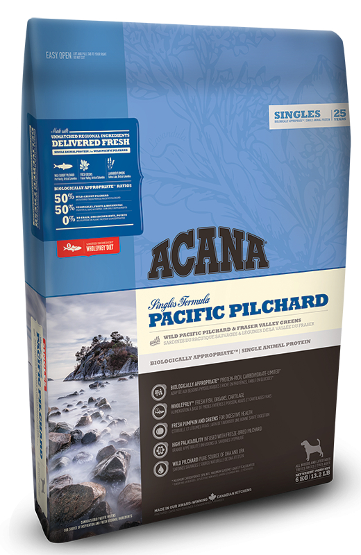 

Сухой корм Acana (Акана) Pacific Pilchard для собак всех пород и возрастов с сардиной 2 кг