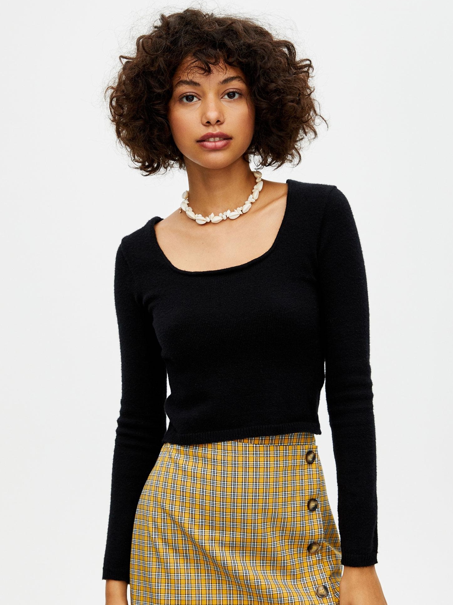 

Топ Pull & Bear XAZ240420XFCT  Черный, Топ Pull & Bear XAZ240420XFCT M Черный