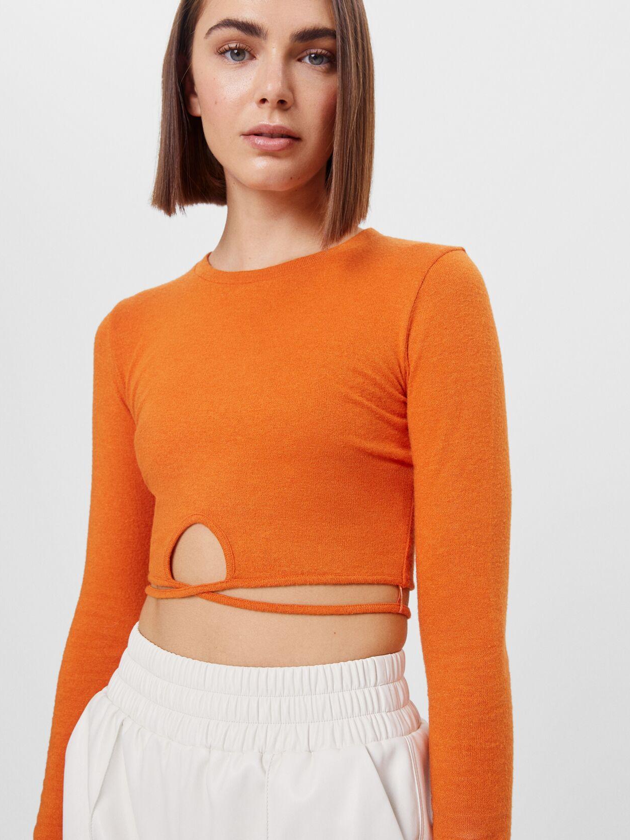 

Топ Bershka XAZ294705FUKF  Оранжевый, Топ Bershka XAZ294705FUKF S Оранжевый