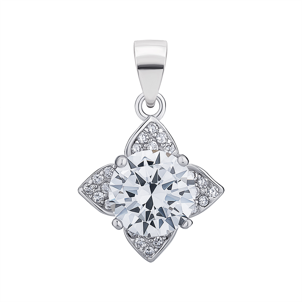 

Серебряная подвеска с фианитами 000147257