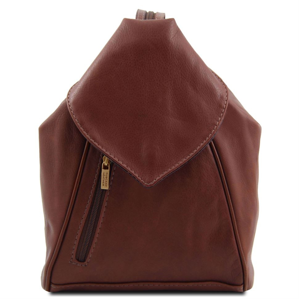 

Кожаный рюкзак Tuscany Leather Delhi TL140962 (Brown - коричневый)