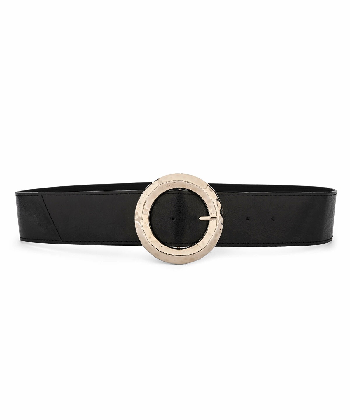 

Широкий пояс с круглой пряжкой TWIST черный TW6210053014