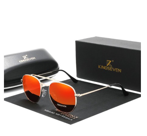 

Винтажные солнцезащитные очки KINGSEVEN Красный