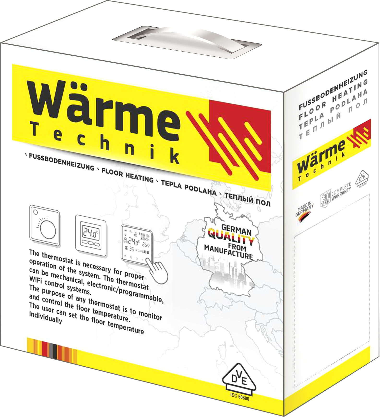 

Двужильный тонкий кабель Warme Twin flex cable 1500W, 8-10 кв.м (0189) ()