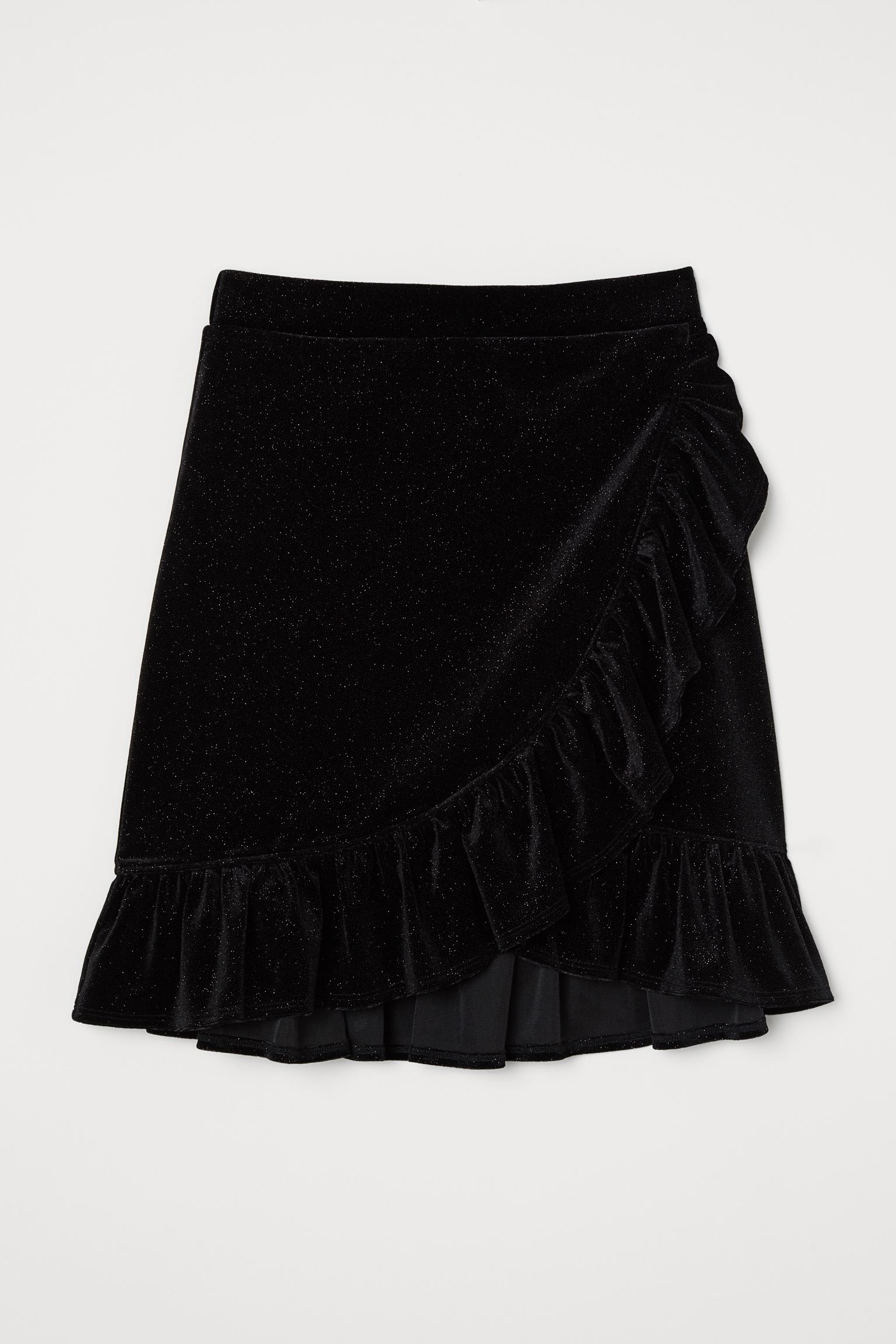 

Юбка H&M XS черный блеск 22127989260