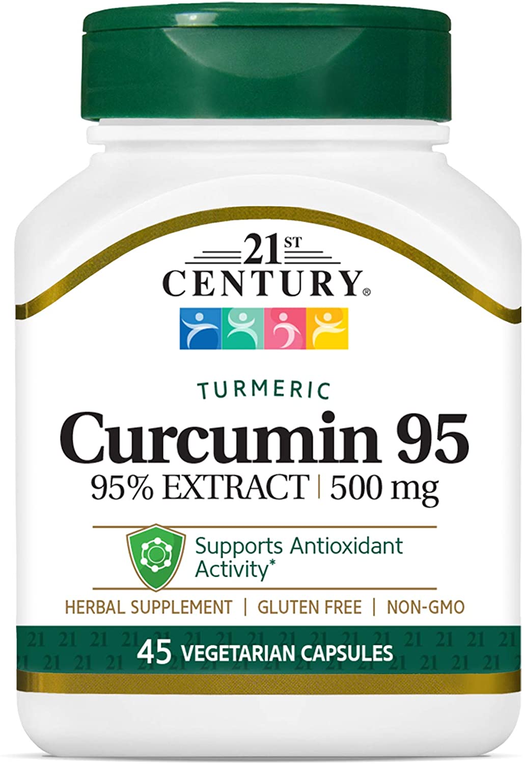 

21st Century Curcumin 95 500 mg 45 капсул (4384304124)