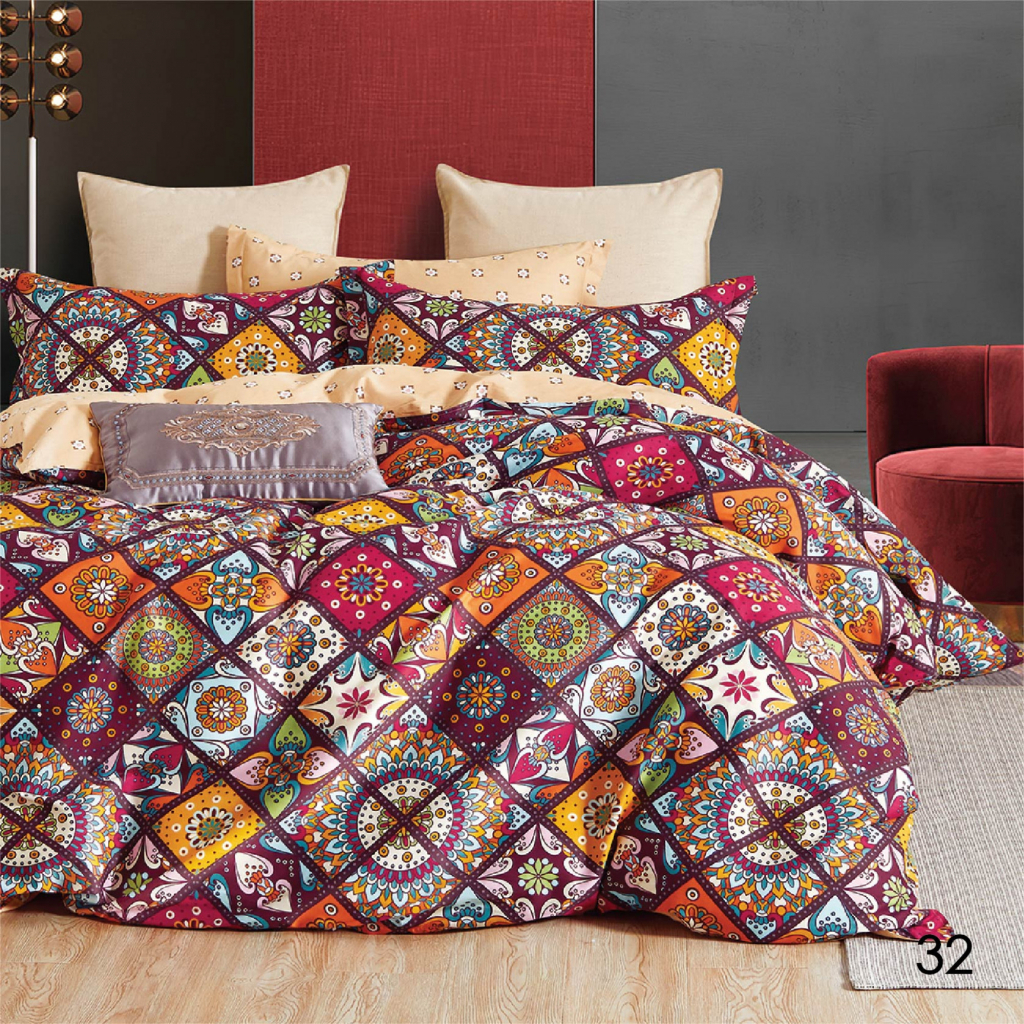 

Постельное белье Isleep полуторный Сатин Twill 32